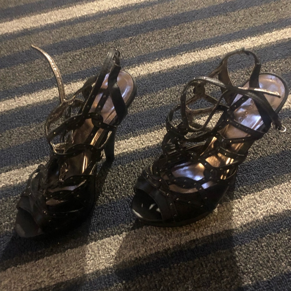 Sexy strappy heels
